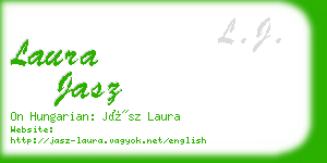 laura jasz business card